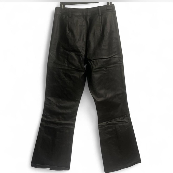 VENUS Black Faux Leather Dress Pants - Picture 2 of 3